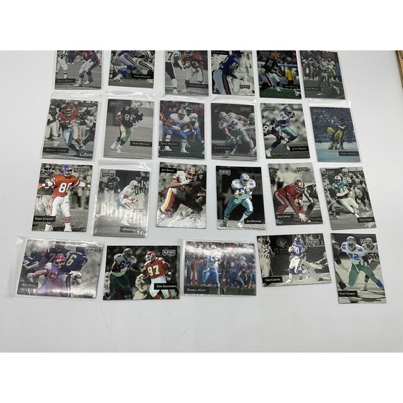 Vintage NFL Football Card Lot Playoff Series Stars Hall of Fame 90s Collectibles - Picture 4 of 10